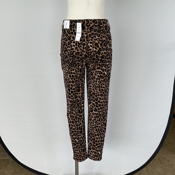 NWT WHBM Sculpt HighRise Leopard Skinny Ankle Sz 2 - Picture 12 of 15